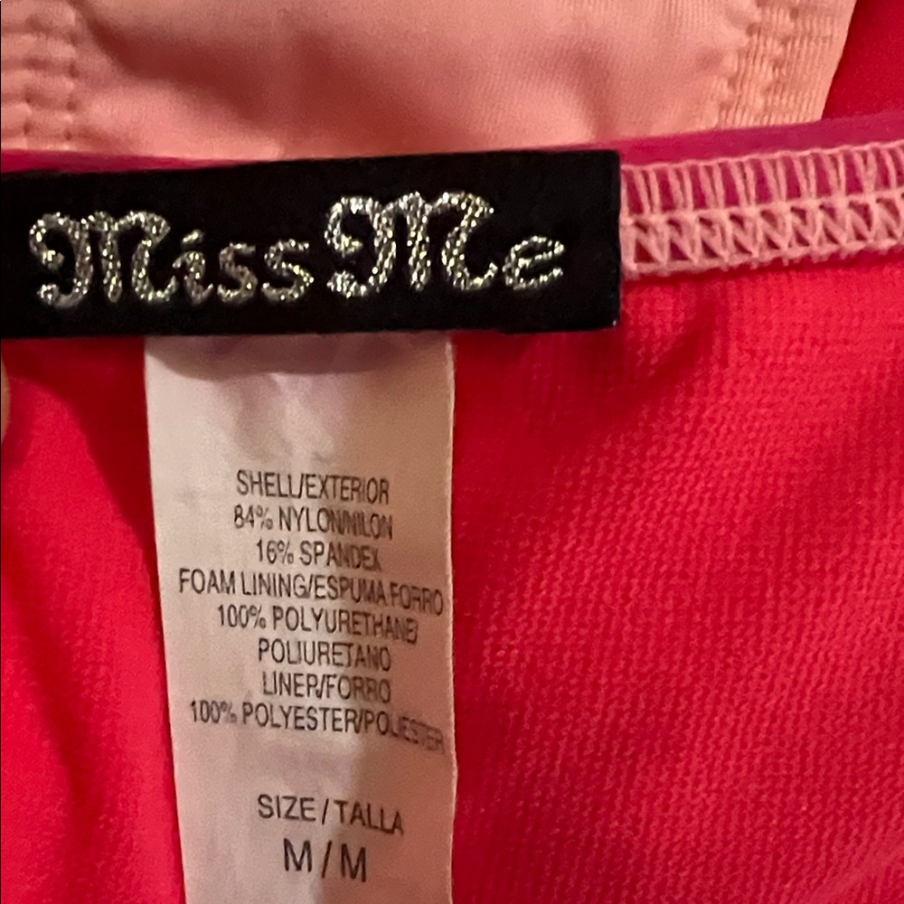 Miss Me Embellished Pink Bikini Set - Picture 6 of 8